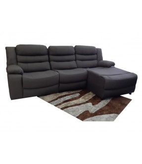 SOFA BURFORD REF HD-9029 (3PC) L SHAPE DARK  BROW